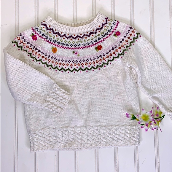 Gymboree Other - Gymboree Fair Isle Knit Crewneck Sweater SZ 3